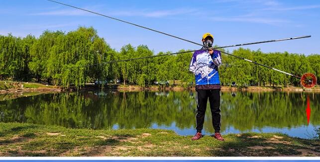 Black Carbon 145 Fishing Rod Adjustable Large Object 8.1 M