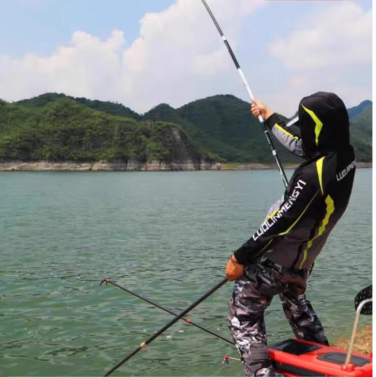 Light 165 fishing rod for men adjustable hand carbon gear set
